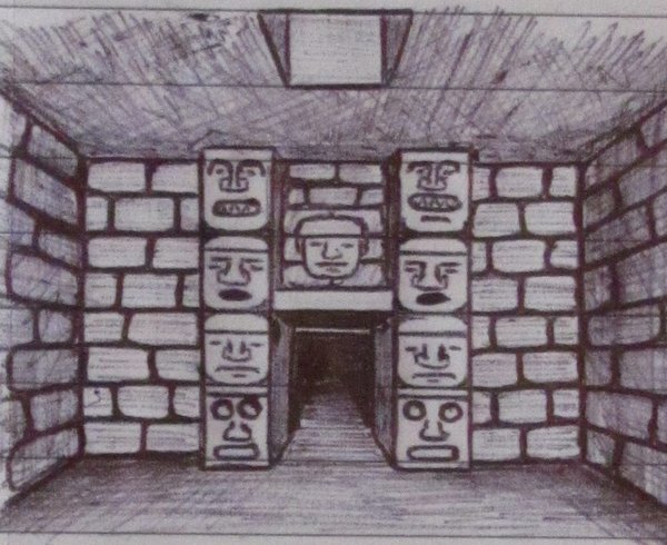 600x490 Dungeon Sketch 2 By Victorianspectre - Dungeon Sketch