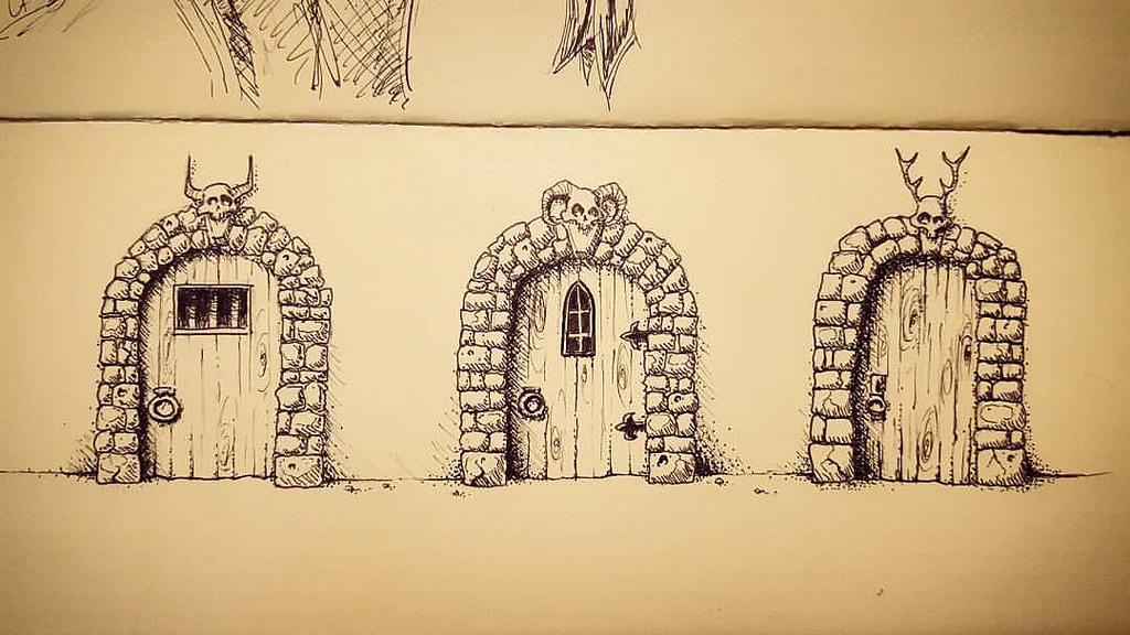 Dungeon Sketch At Paintingvalley.com 