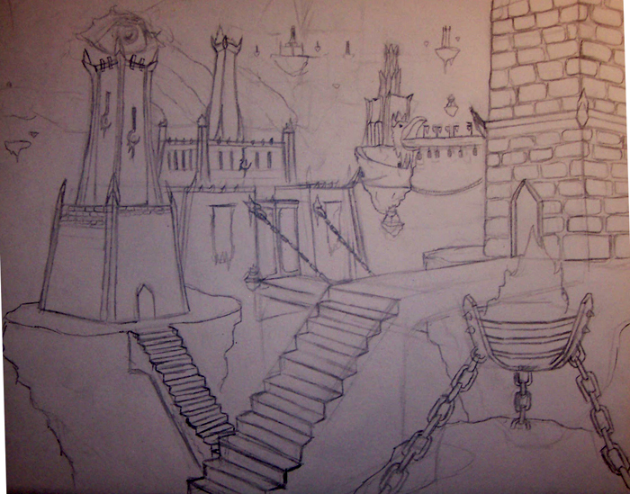 700x549 Dungeon Sketch By Lipperchaun - Dungeon Sketch