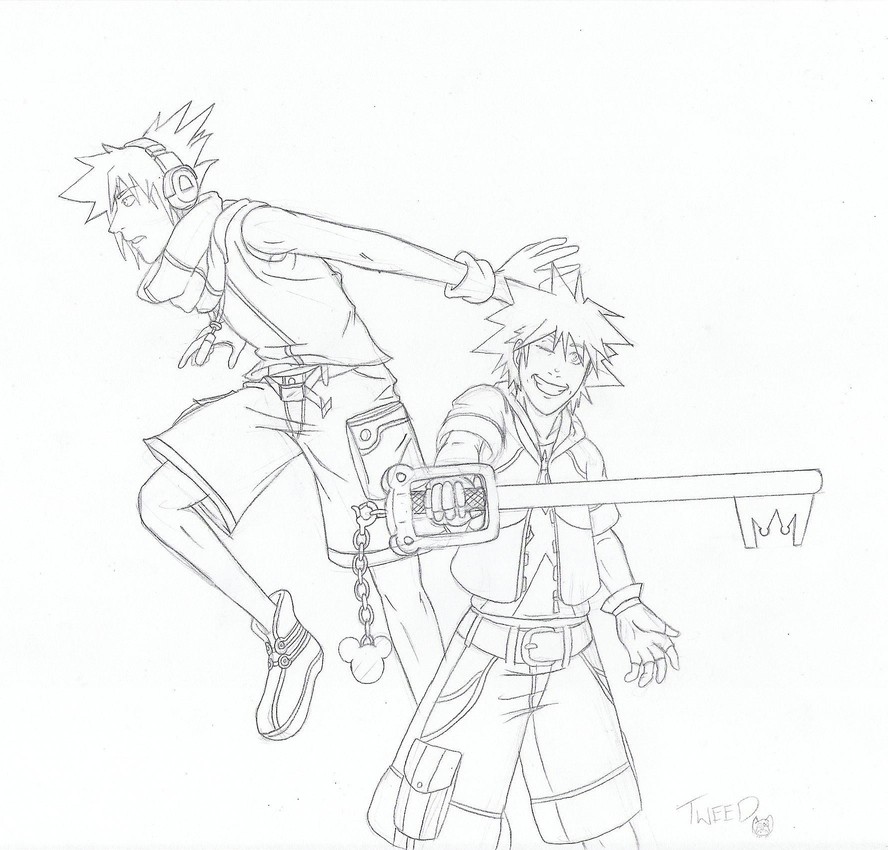 888x850 Dream Duo Sketch By Tweedowl - Duo Sketch