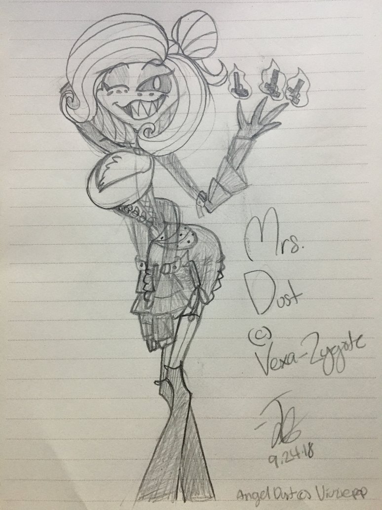 774x1032 Mrs. Dust (Sketch) By Elsilentartist - Dust Sketch