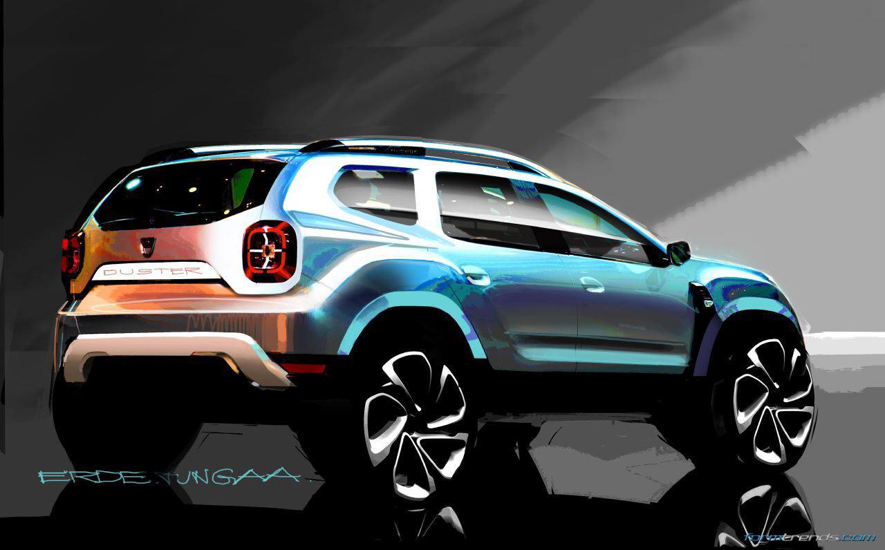 1280x796 Renault Designers On Creating The Second Generation Dacia Duster - Duster Sketch