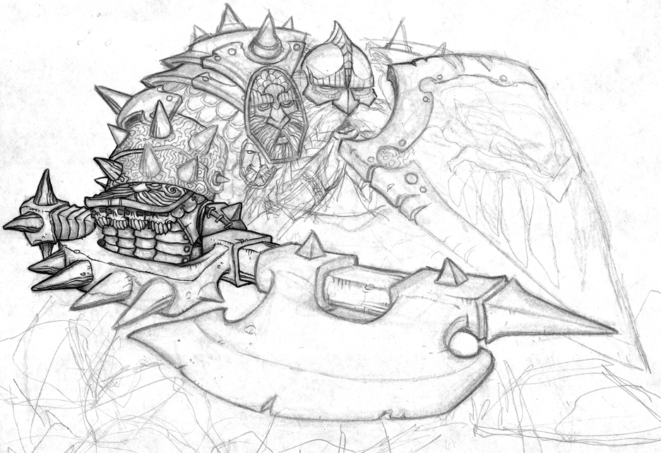 936x642 Dwarf Sketch. By Kennon9 - Dwarf Sketch