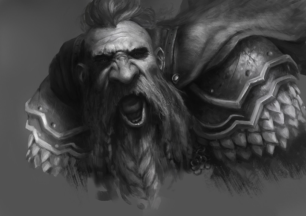 1000x707 Grosnez - Dwarf Sketch