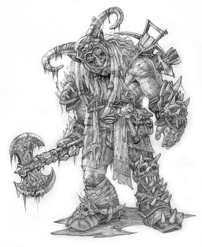 Dwarf Sketch at PaintingValley.com | Explore collection of Dwarf Sketch