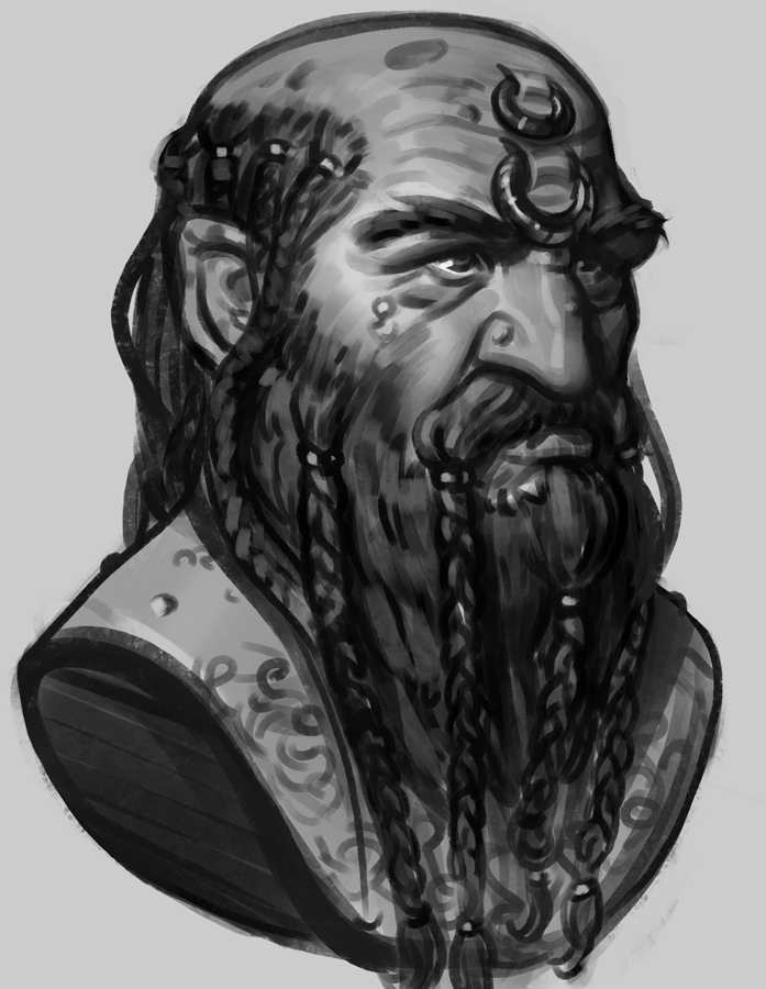 697x900 Dwarf Sketch - Dwarf Sketch