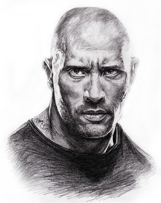 553x700 Portrait Of Dwayne Johnson By Timmyartwork On Stars Portraits - Dwayne Johnson Sketch