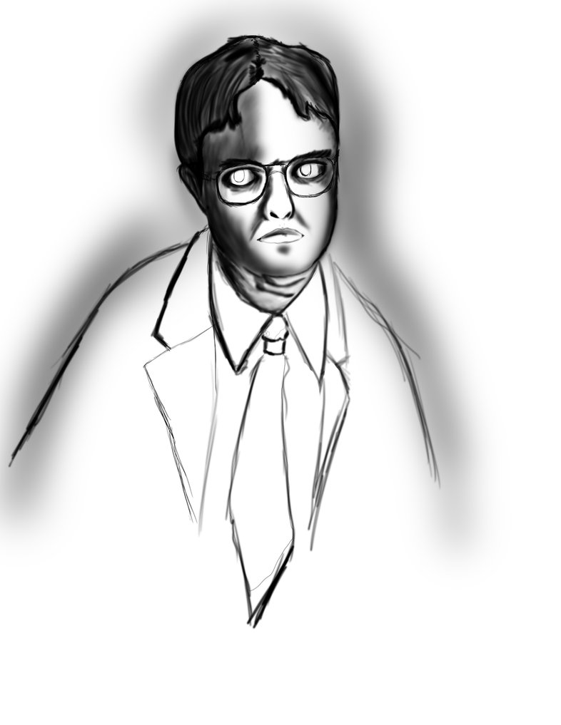 786x1017 Dwight Schrute By Ionic Noodle - Dwight Schrute Sketch