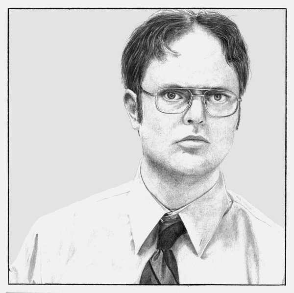 600x598 Dwight Schrute By Trephinate - Dwight Schrute Sketch