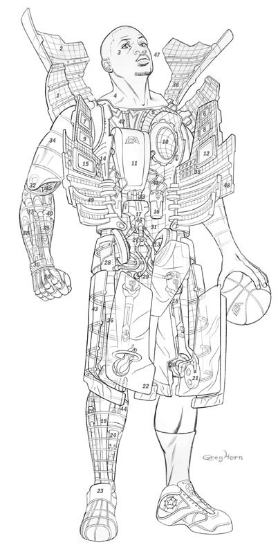 402x800 Dwyane Wade Nba Posters Easports - Dwyane Wade Sketch