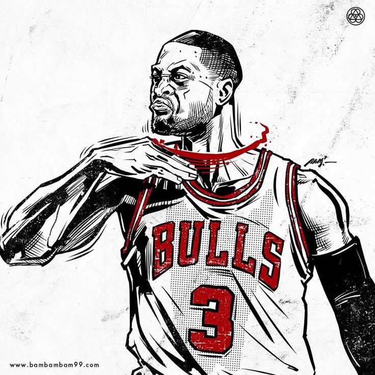 736x736 285 Best Nba Topic Images Basketball, Nba Players - Dwyane Wade Sketch