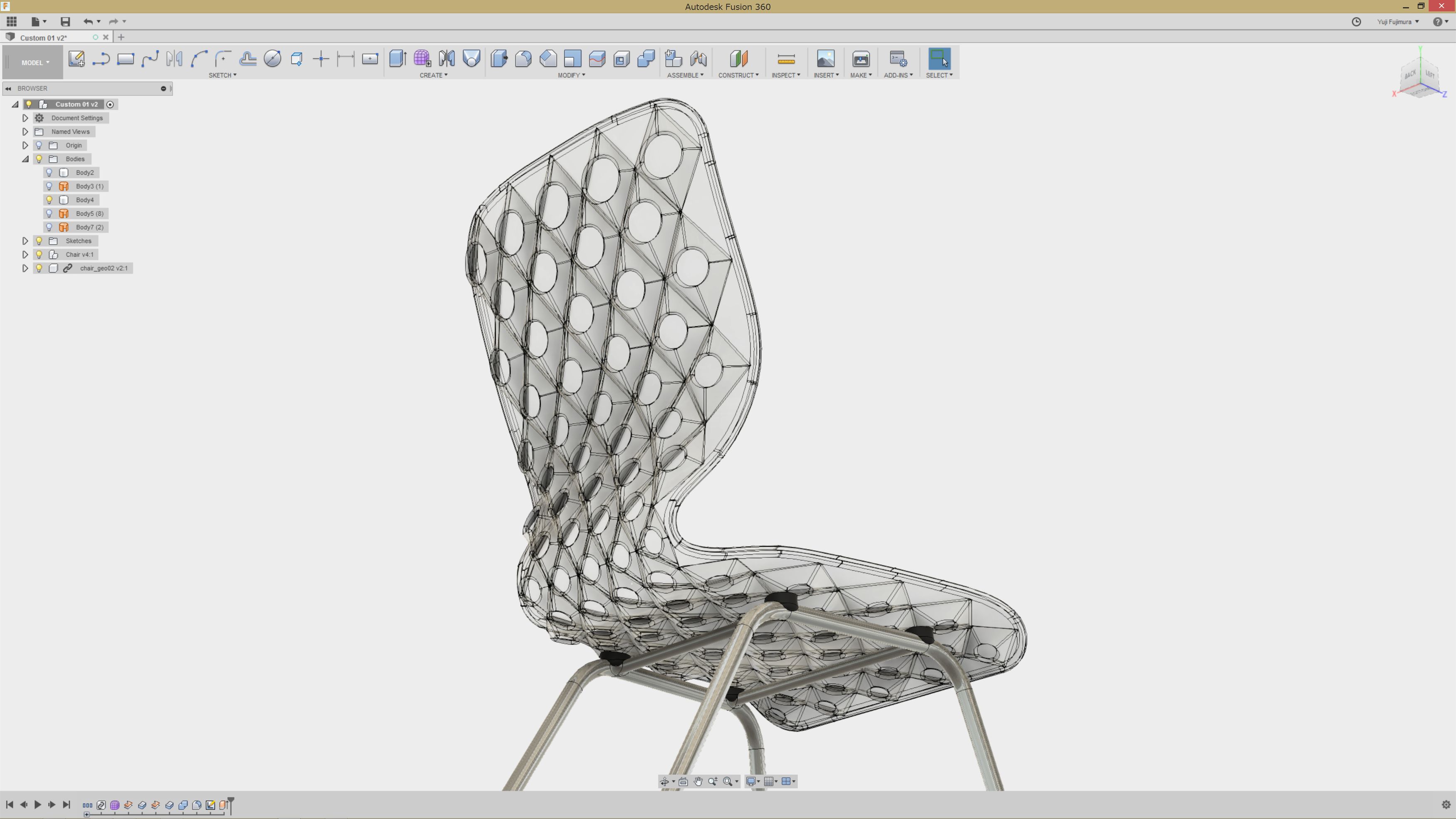 3500x1969 Fusion 360 + Dynamo Studio Chairautodesk Online Gallery - Dynamo Sketch