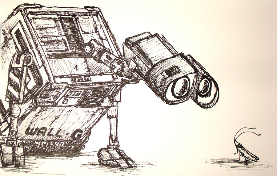 900x574 Wall E Sketch 1 By Emretanirgan - E Sketch