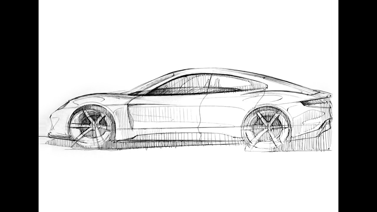 1280x720 Car Design Sketch Amp Drawing - E Sketch