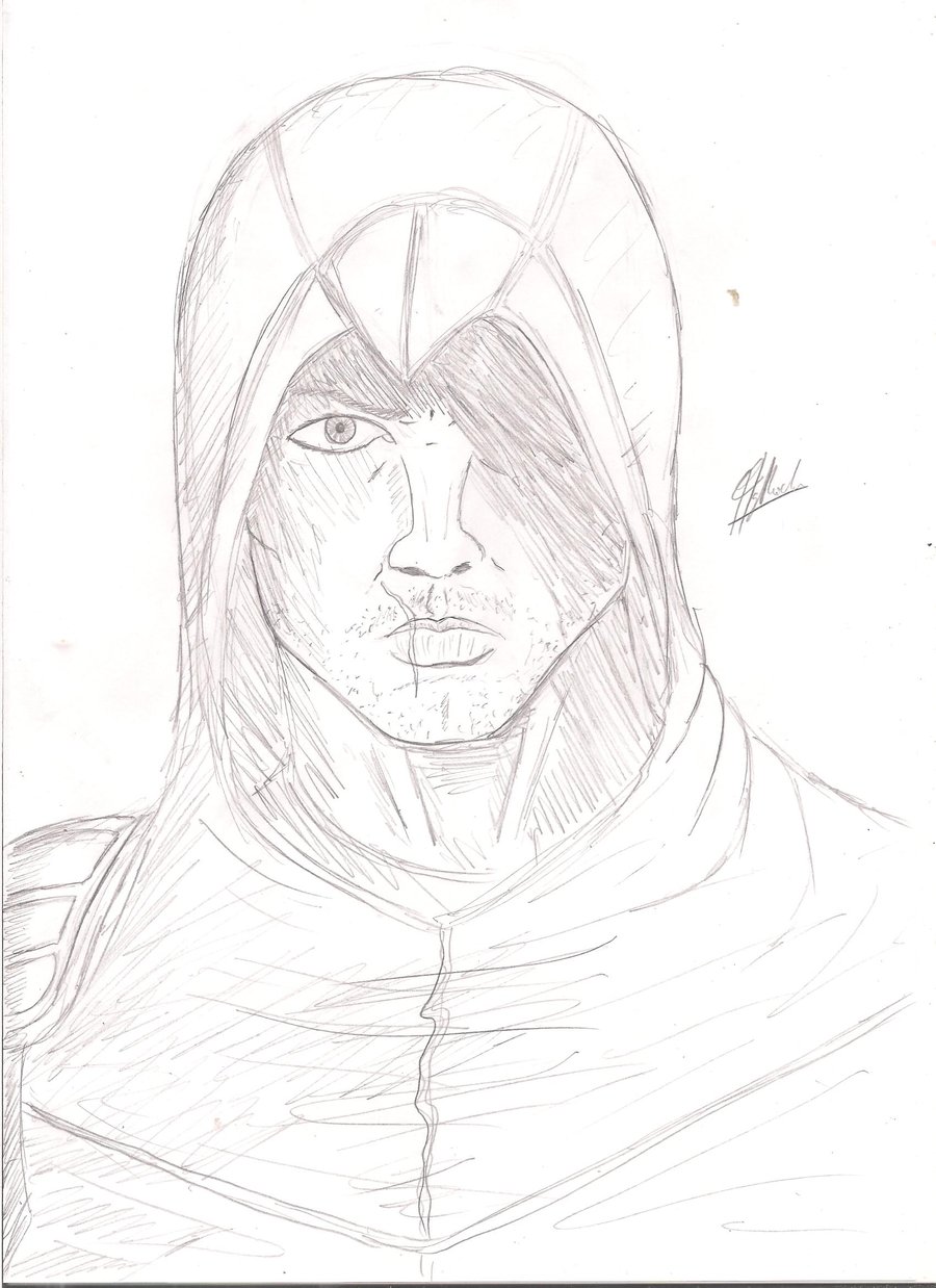 900x1238 The Face Of The Eagle - Eagle Face Sketch