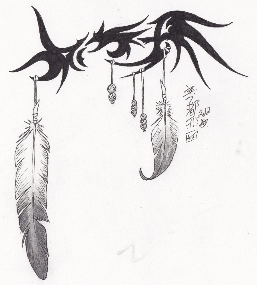 900x999 Collection Of Eagle Feathers Tattoo Stencil - Eagle Feather Sketch