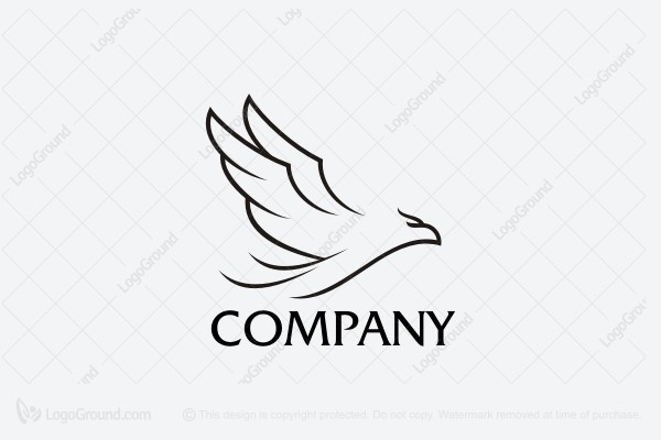 600x400 Sketch Eagle Logo - Eagle Sketch