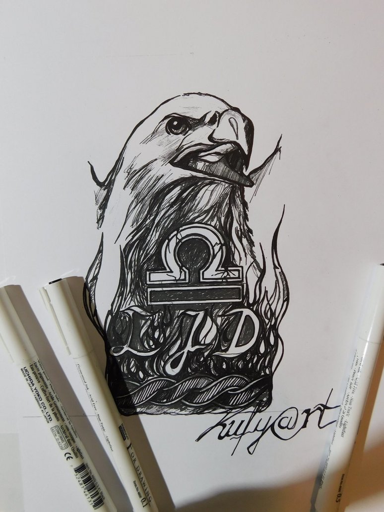 774x1032 Tattoo Sketch - Eagle Sketch Tattoo