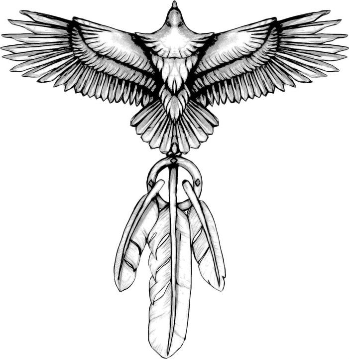 701x720 Drawn Eagle Hand Drawn - Eagle Tattoo Sketch