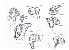 235x171 50 Best Draft Images In 2018 Industrial Design - Earphones Sketch