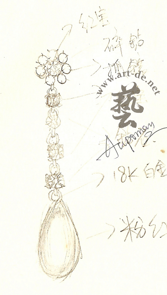 579x1024 Jewelry Design Sketch Earring Jewelry Design Drawing - Earring Sketch