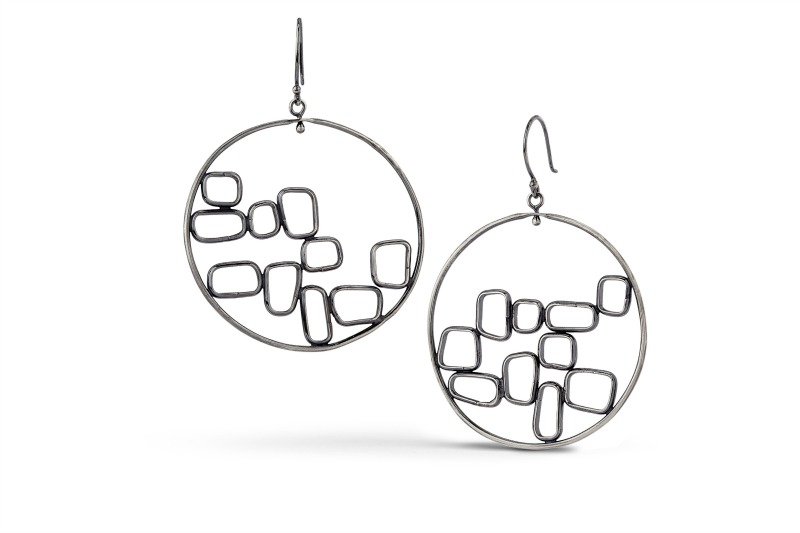 800x533 Sketch Circle Square Hoop Earring Cara Romano Studio Jewelry - Earring Sketch