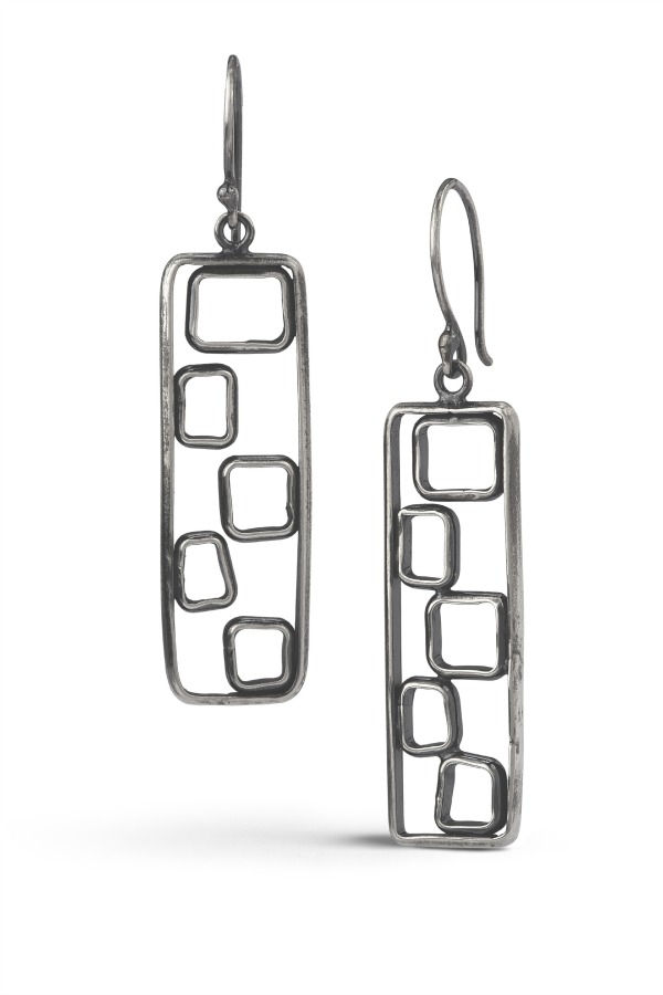 600x900 Sketch Square In Rectangle Earring With Hook Cara Romano Studio - Earring Sketch