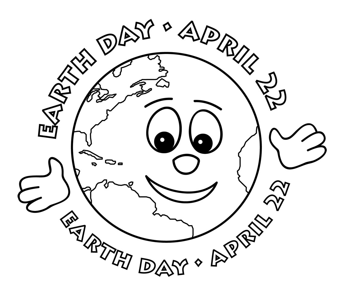 1140x981 Earth Day Coloring Pages - Earth Day Sketches