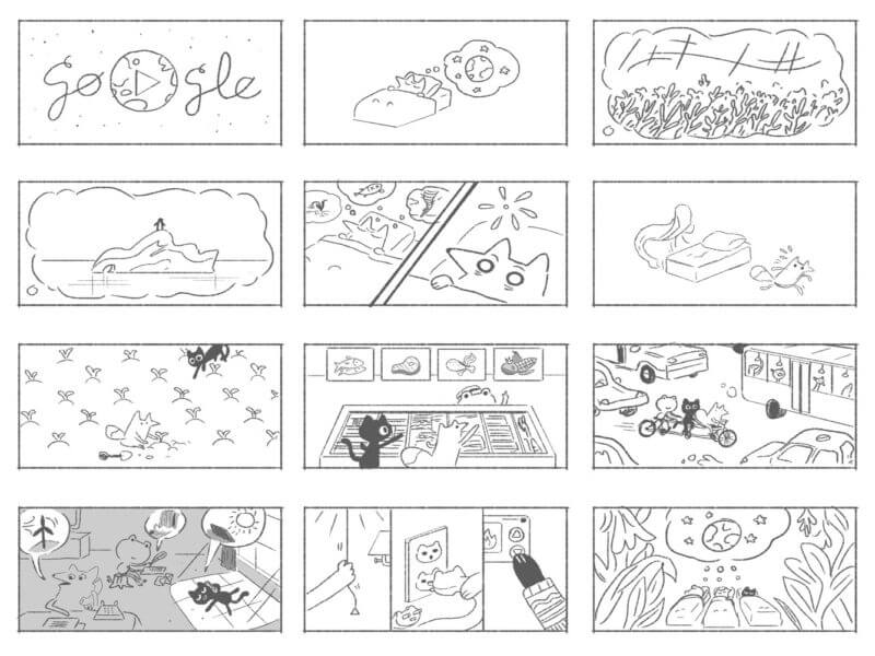 800x600 Google Earth Day Sketches 800x600 - Earth Day Sketches