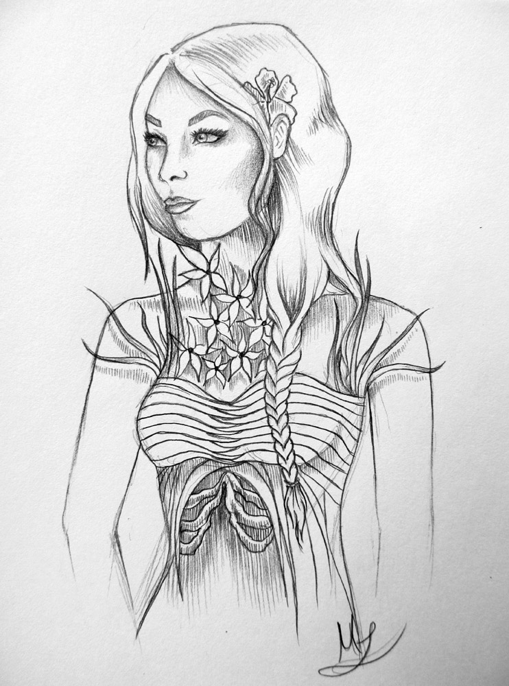 742x1000 Earth Megan Leitschuh - Earth Day Sketches