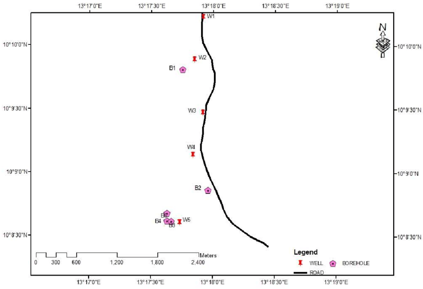 850x580 Google Earth Map Sketch Of The Study Sites - Earth Map Sketch