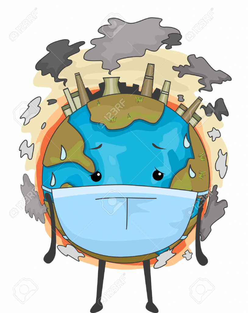 814x1024 Pollution Clipart Pencil Sketch - Earth Pencil Sketch