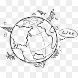 260x261 Earth Sketch Png, Vectors, Psd, And Clipart For Free Download - Earth Sketch