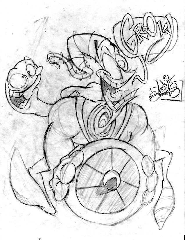 637x826 Earthworm Jim Sketch By Luismario - Earthworm Jim Sketch