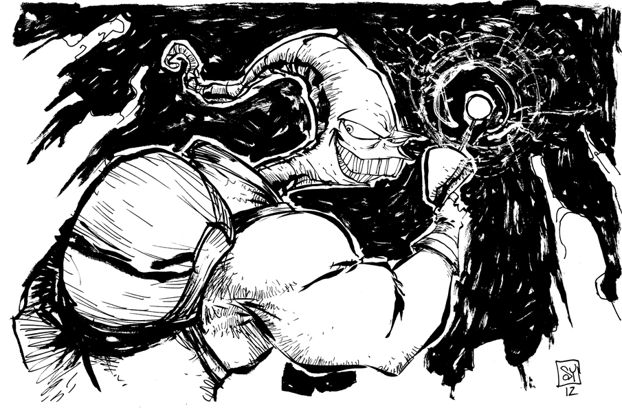 905x594 Earthworm Jim Daily Sketch - Earthworm Jim Sketch