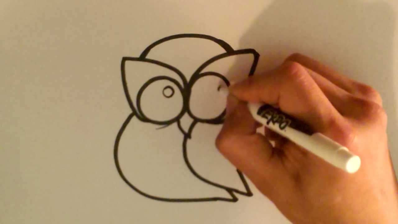 1280x720 Easiest Way To Draw An Owl - Easiest Sketches