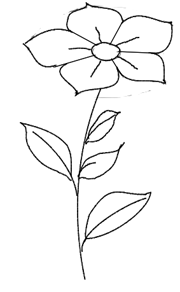 180x292 Flower Sketches And How To Draw Them Simply. Follow Along With - Easiest Sketches