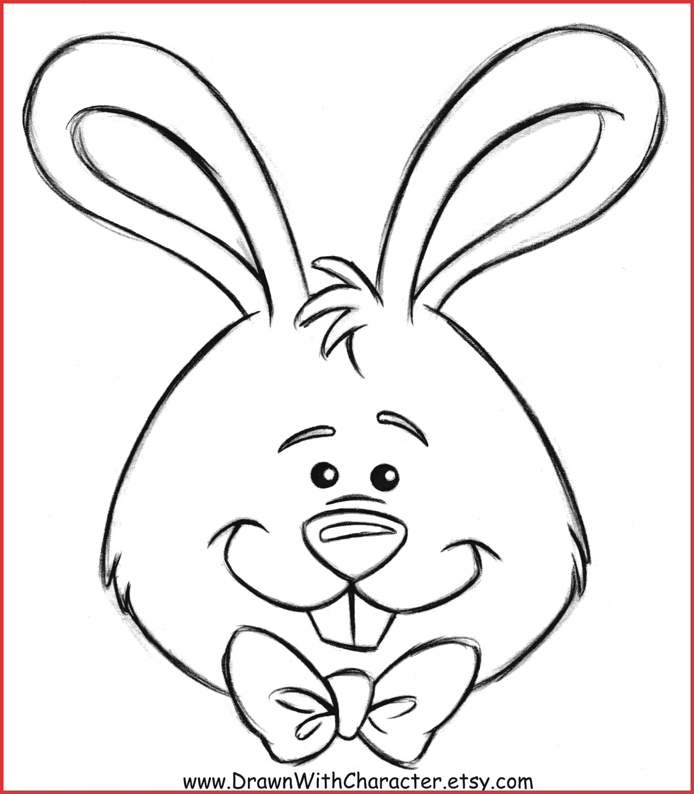 Easter Bunny Sketch at Explore collection of