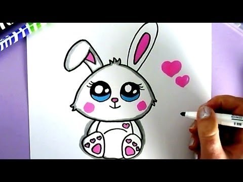 480x360 How To Draw A Cute Bunny Rabbit - Easter Rabbit Sketch