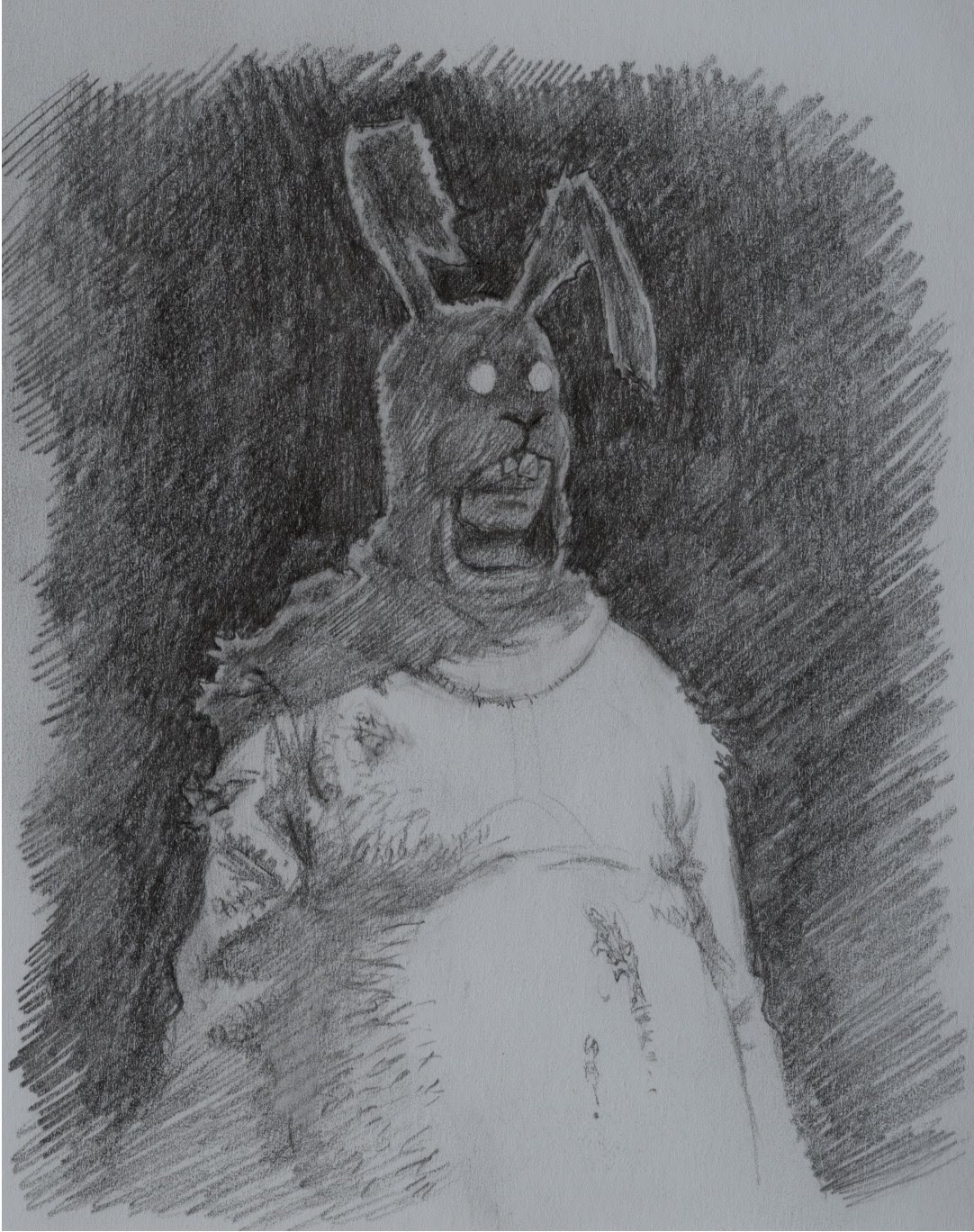 1082x1368 Read, Bleed, Feed Easter Bunny - Easter Rabbit Sketch