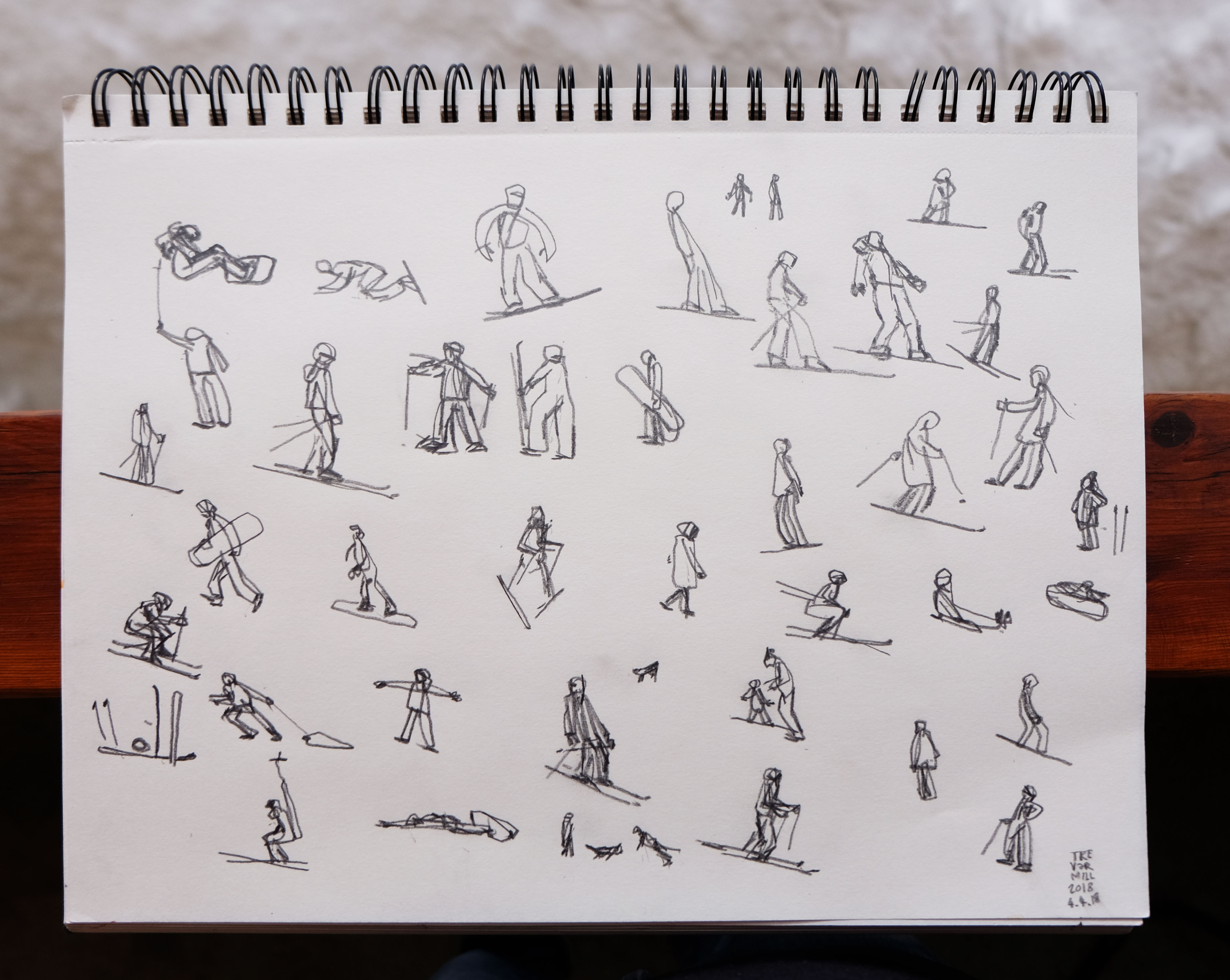 3998x3186 Easter Holiday Sketches. Trevor Mill Graphic Designer Ltd - Easter Sketches