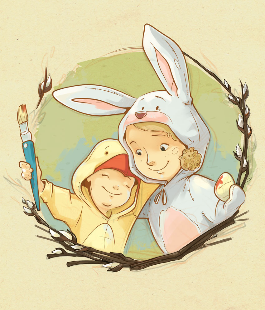 850x992 Easter Sketches. On Behance - Easter Sketches