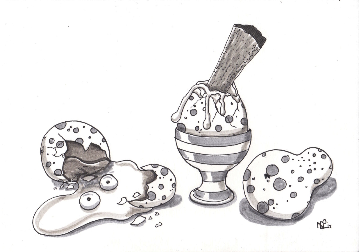 1235x868 The Daily Sketch Easter Egg Norms The Daily Norm - Easter Sketches