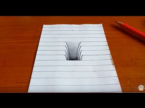 480x360 Very Easy!! How To Drawing 3d Hole - Easy 3d Sketches