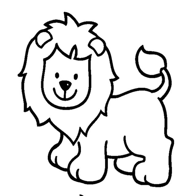 600x639 Easy Animal Drawing For Kids At Getdrawings Free For Personal Pics - Easy Animal Sketches
