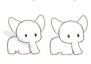 300x210 Easy Animals Sketch Ideas - Easy Animal Sketches