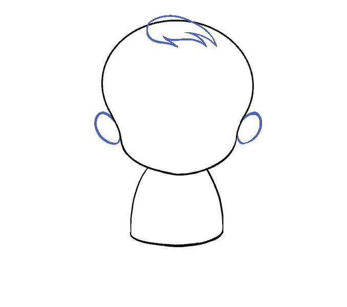 678x600 How To Draw A Baby In A Few Easy Steps Easy Drawing Guides - Easy Baby Sketch