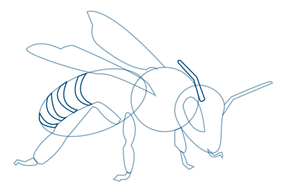 400x272 How To Draw A Bee Sketchbook Challenge 1 - Easy Bee Sketch