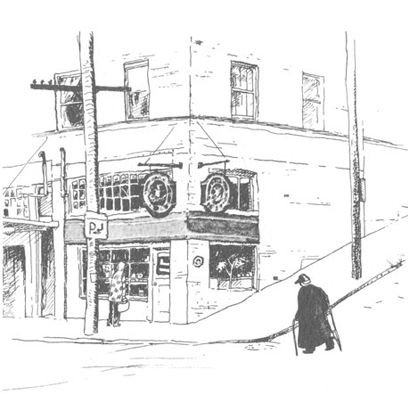 410x394 Easy Building Sketches Art - Easy Building Sketch