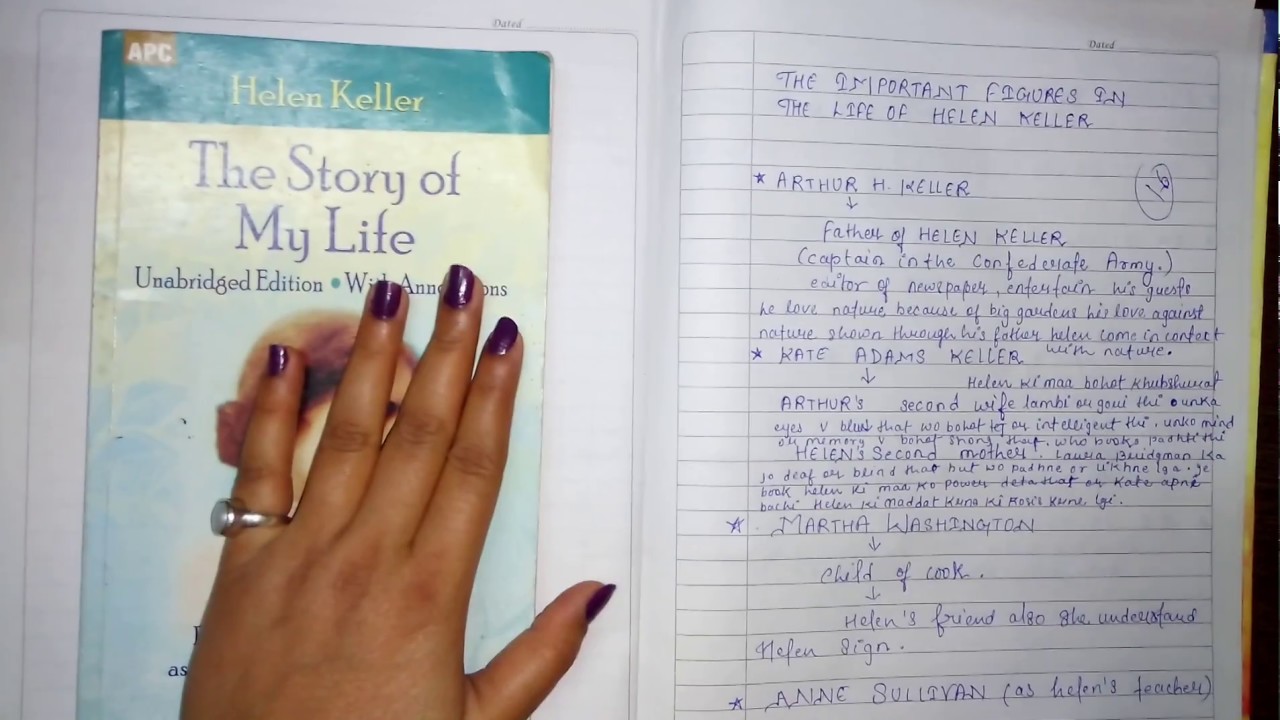 1280x720 The Story Of My Life Character Sketch - Easy Character Sketch